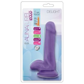 Au Naturel Bold Delight Dildo-Purple 6"