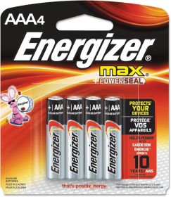 Energizer 4pk AAA Alkaline Batteries