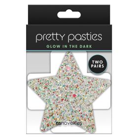 Pretty Pasties Star & Cross-Glow 2pk