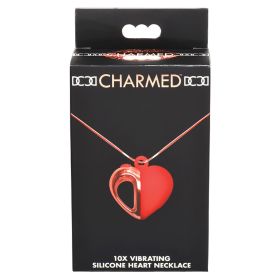 Charmed Vibrating Silicone Heart Necklace