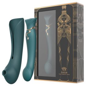 Zalo Queen Set G-spot PulseWave - Jewel Green