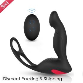 10 Speeds and Patterns Electric Massager for Man, Waterproof Rechargeable Prostrate Prostata Stimulator Toy, Whisper Quiet