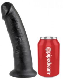 King Cock 9 Inches Dildo Black