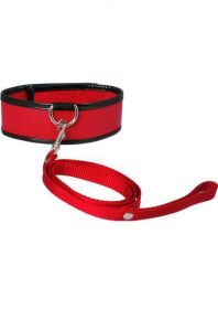 Mischief Red Leash and Collar